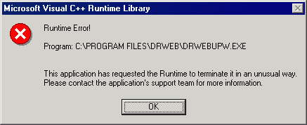 Runtime Error!